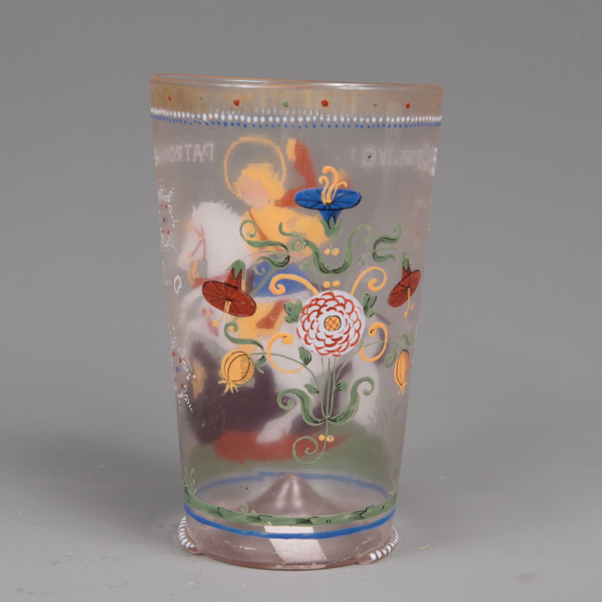 German glass beaker - Image 3 of 3