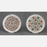 Two Indian stone dishes