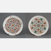 Two Indian stone dishes