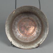 Oriental copper bowl