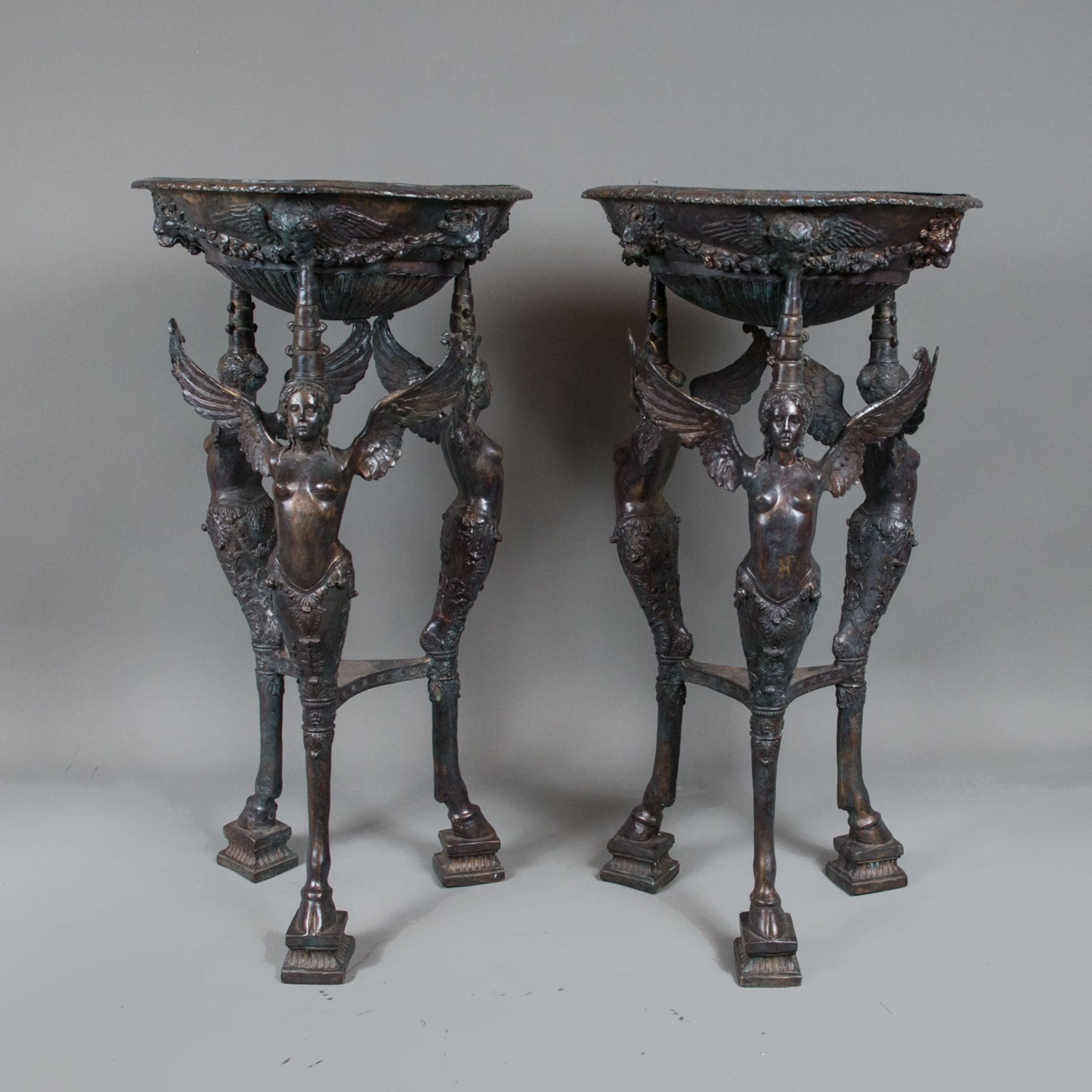 Pair of Pompeijan Stands