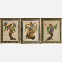 Three Indonesian Batik Works