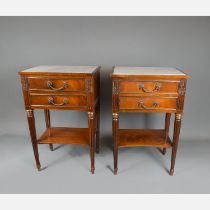 Pair of French Side Chests in Louis XVI, Manner