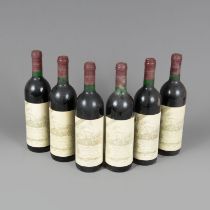 Six Vintage Chianti Bottles