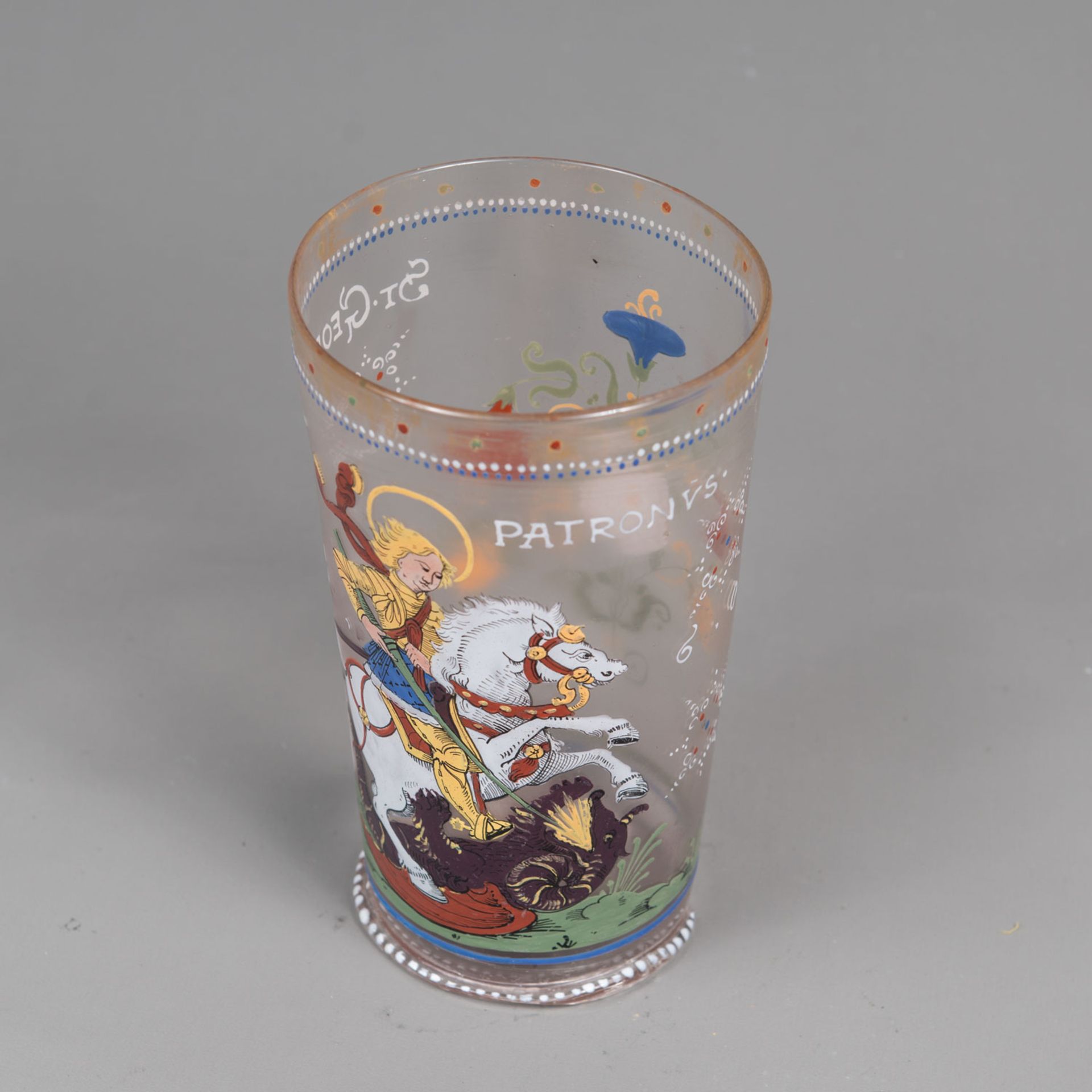 German glass beaker - Image 2 of 3