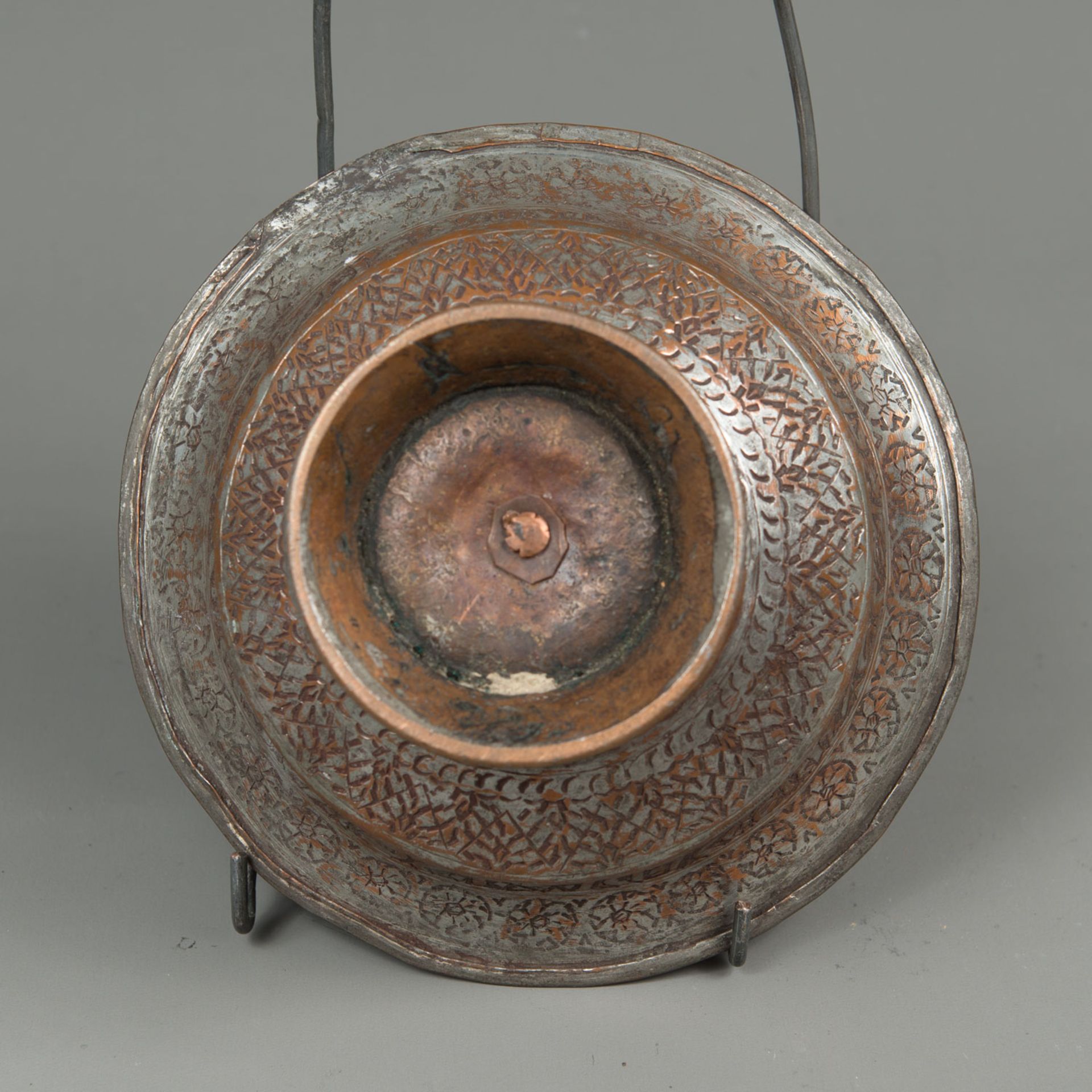 Oriental copper bowl - Image 3 of 3