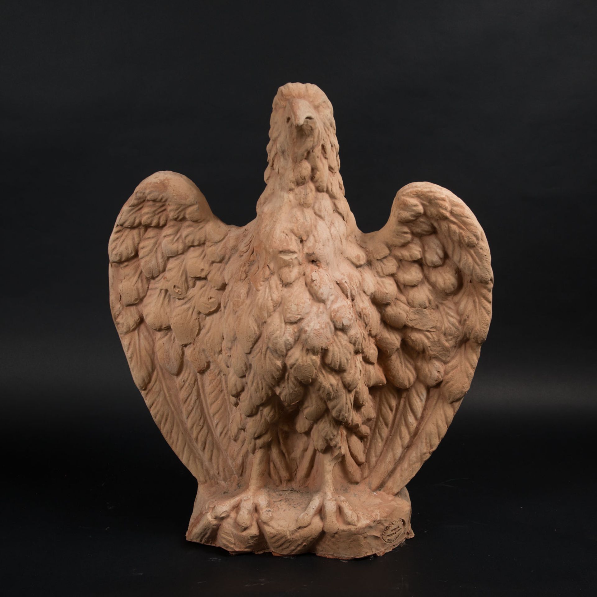 Large terracotta eagle - Image 2 of 3