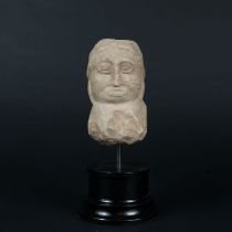 Medieval marble bust