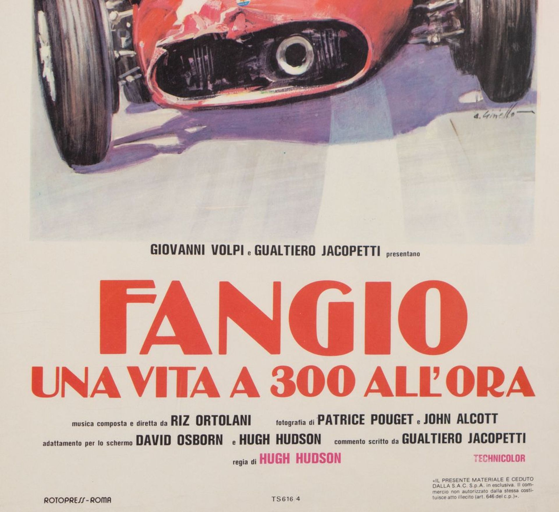 Locandina Film Fangio                        

Locandina originale del film documentario â€œFangio u - Bild 2 aus 3
