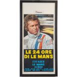 Locandina Film Le Mans Locandina originale del film â€œLe 24 ore di Le Mansâ€ del 1971,