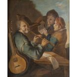 GIACOMO FRANCESCO CIPPER detto IL TODESCHINI (Feldkirch 1664 -Milano 1736), attr. "Musicante". Olio