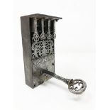 Master's lock. Very rich and exceptional carved and engraved decoration including on the trigger