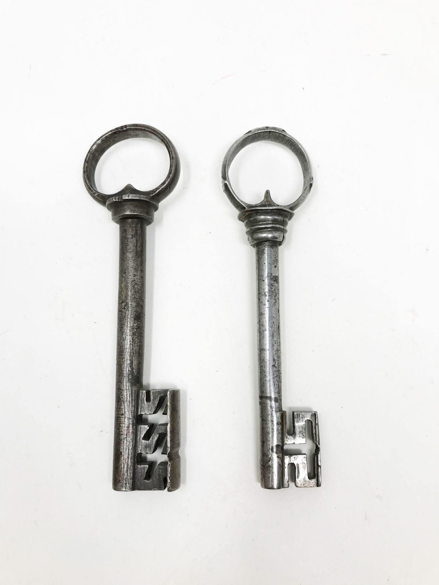 Two German keys14.80 and 14.35 cmPart of the chapter "From beyond the Rhine".