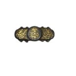 Belt buckle. Three gold dragons inlaid in the iron. 2, 20 x 5, 87 cmPart of the chapter "More iron"
