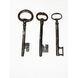 Three keys. 15, 5 - 17, 1 - 16 cm Part of the chapter "From Enlightenment to Republics".