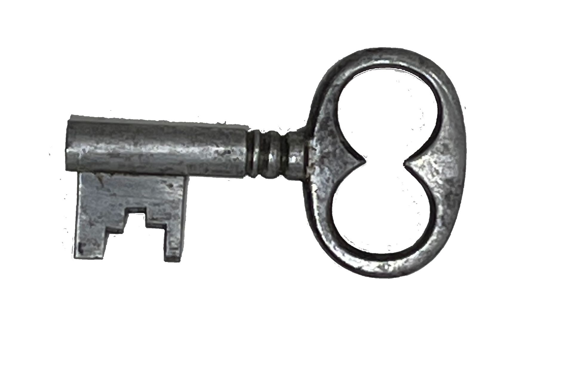Fichet lock. Miniature model lock with anti-pick removal and four acid-proof tumblers. The key - Image 2 of 3