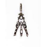 Hermaphroditic amulet, known as a "devil hunter" for the protection of the couple. Wrought iron,
