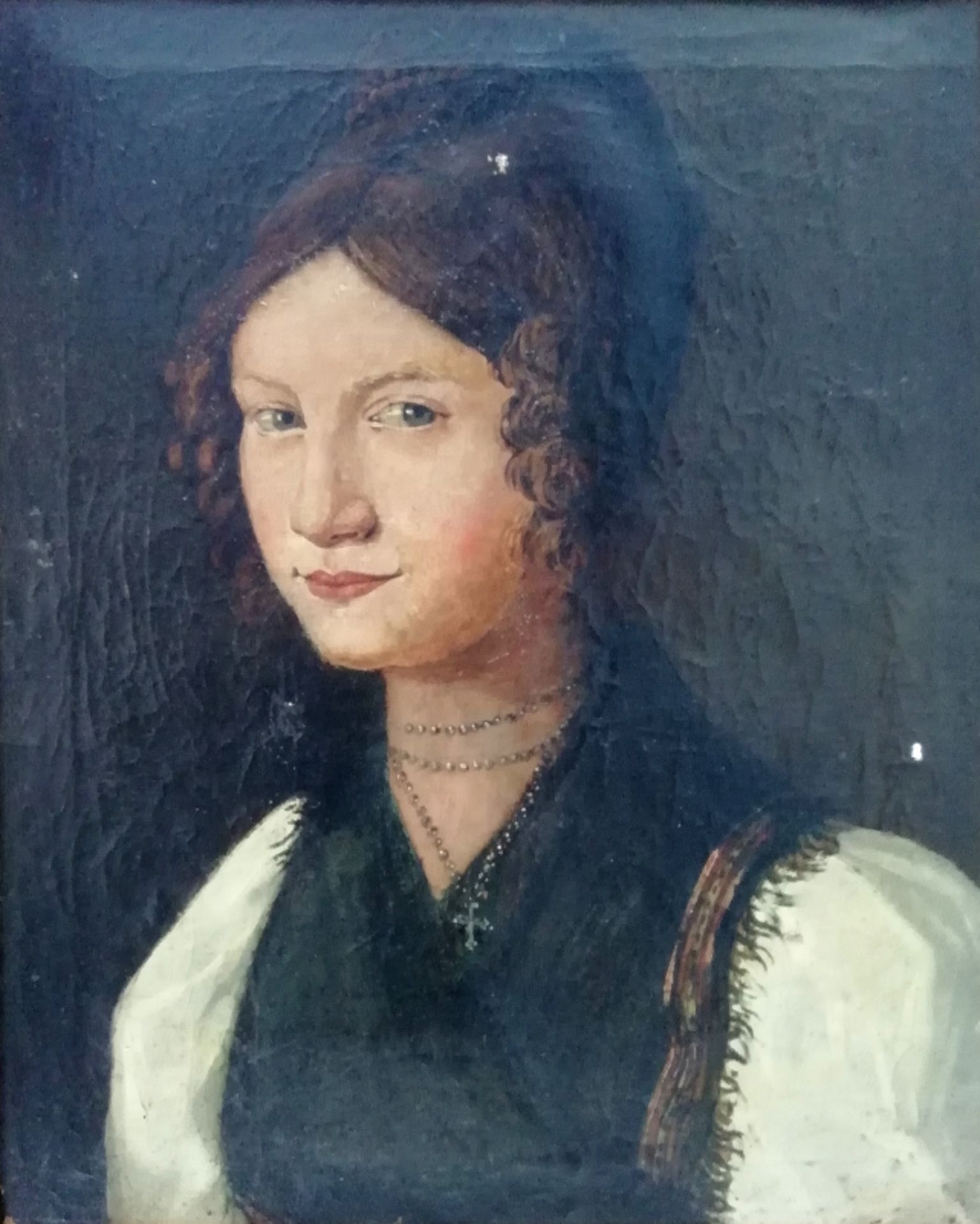 Porträt einer bäuerlichen Dame, um 1880