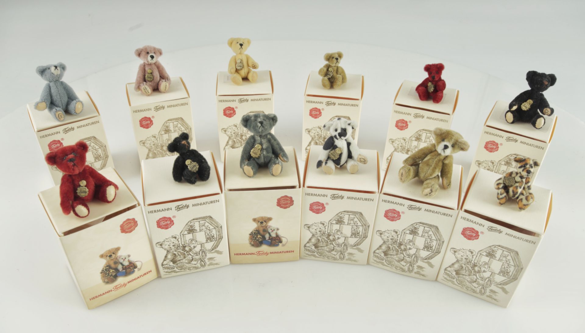 12 Teddys, Hermann Miniaturen