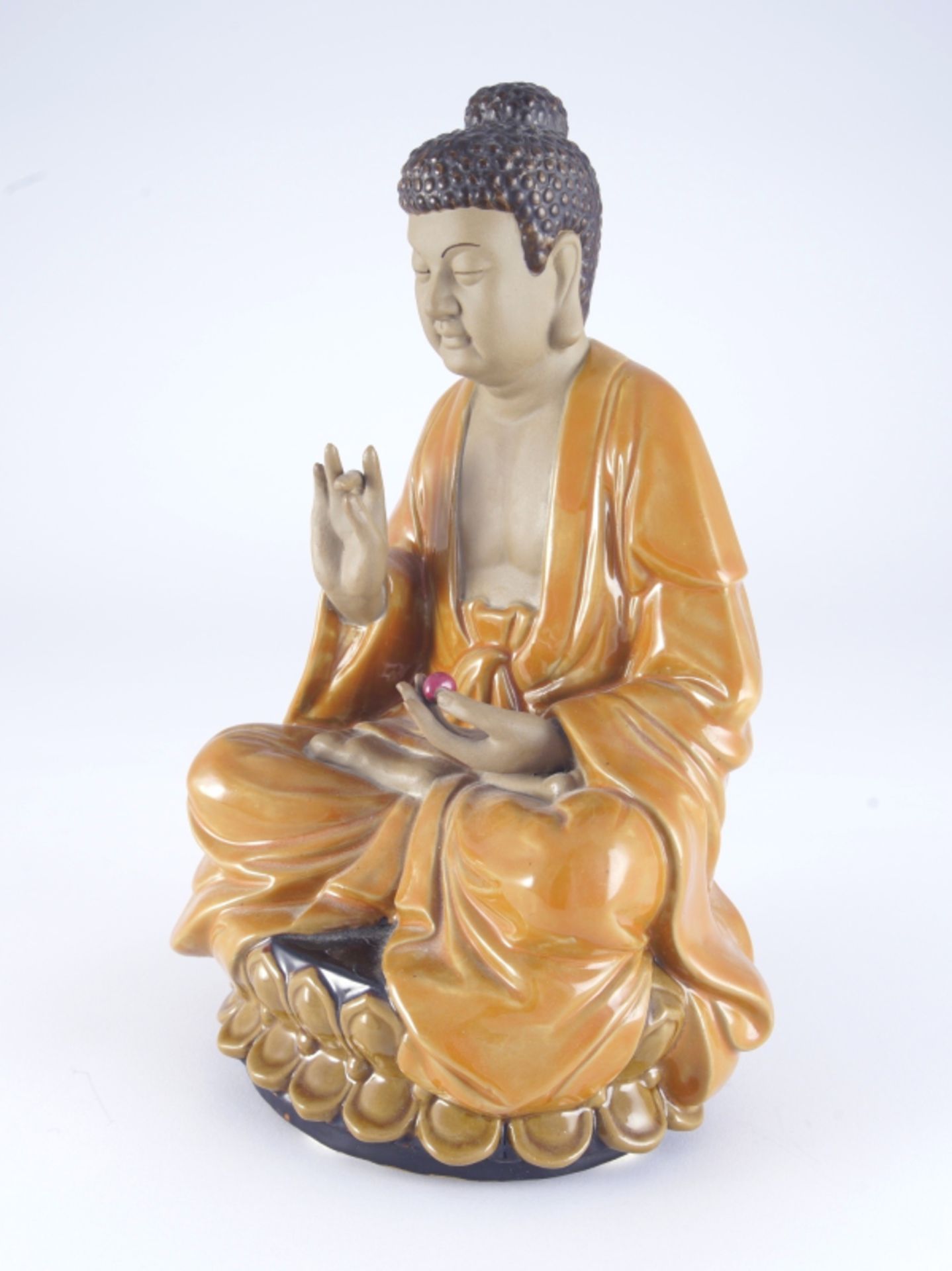 Figur, Buddha - Image 2 of 2
