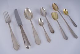 Silbernes Essbesteck