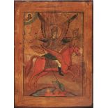 Russian icon "Saint Archangel Michael, Commander of the Heavenly Host". - Russia, 19th cent. - 36x26