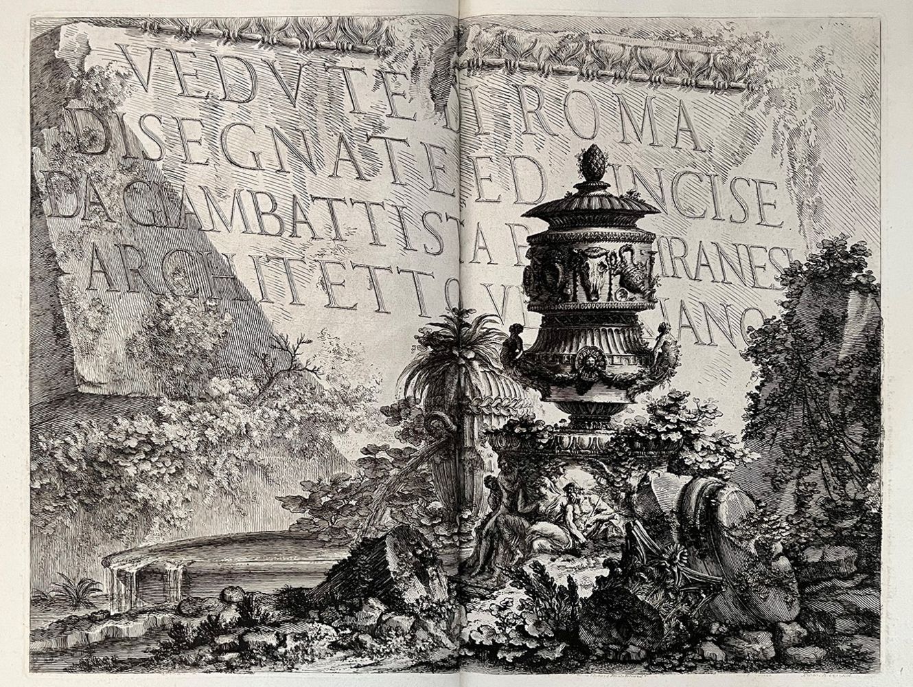 Album of Piranesi's "Vedute di Roma". Antique & Avant-garde Uniques