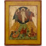 Russian icon "Transfiguration of Jesus Christ". - Russia, 18th cent. - 32,5x26,5 cm.