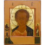 [Rare]. Russian icon "Christ Emmanuel". - Russia, 18-19th cent. - 26,5x22 cm.