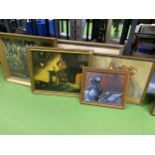 A QUANTITY POF FRAMED OILS AND PRINTS TO INCLUDE STILL LIFE, ETC