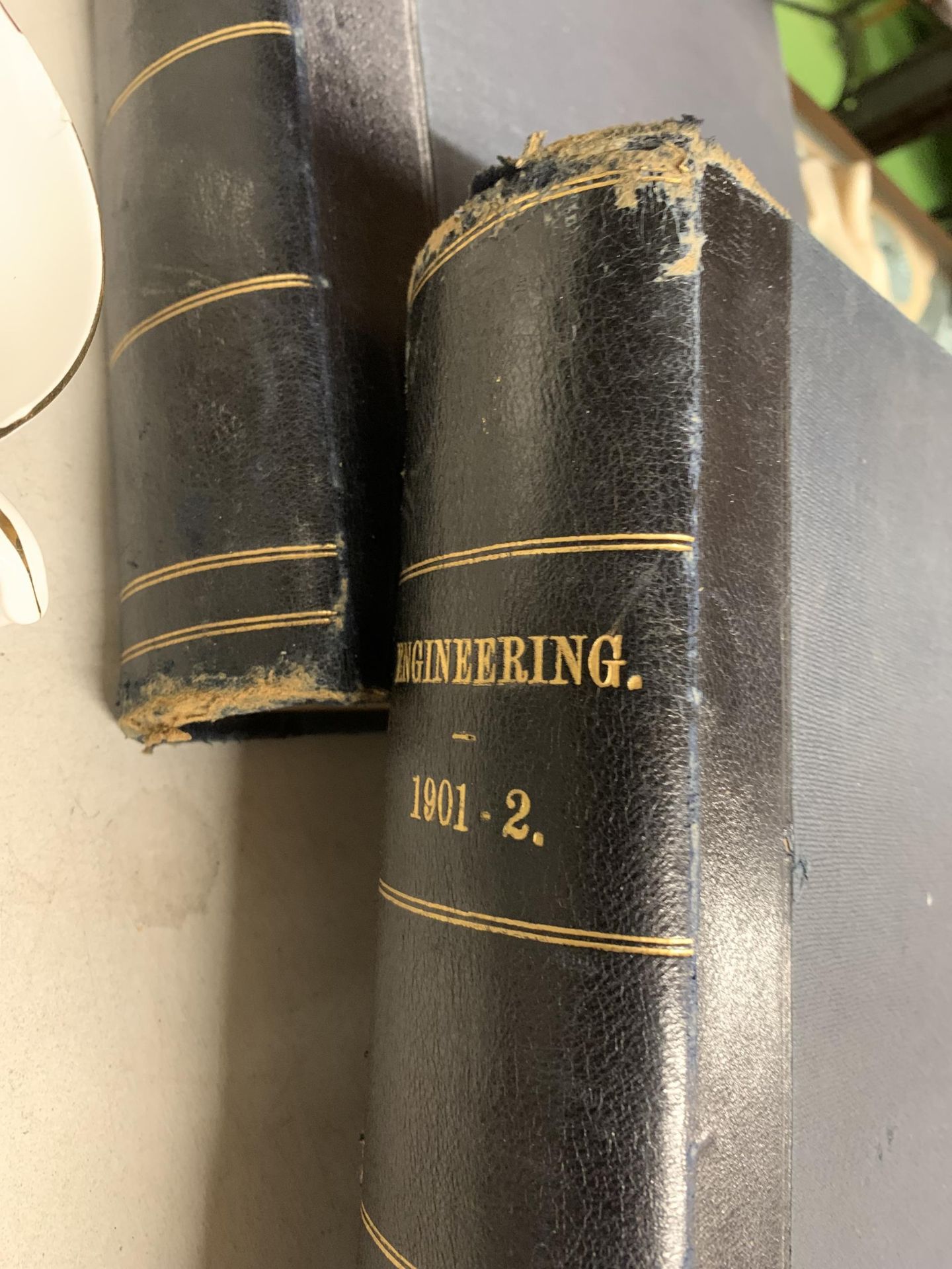 TWO LARGE HARDBACK VOLUMES OF 'ENGINEERING 1901' VOLUME 1 AND VOLUME 2 - Image 2 of 4