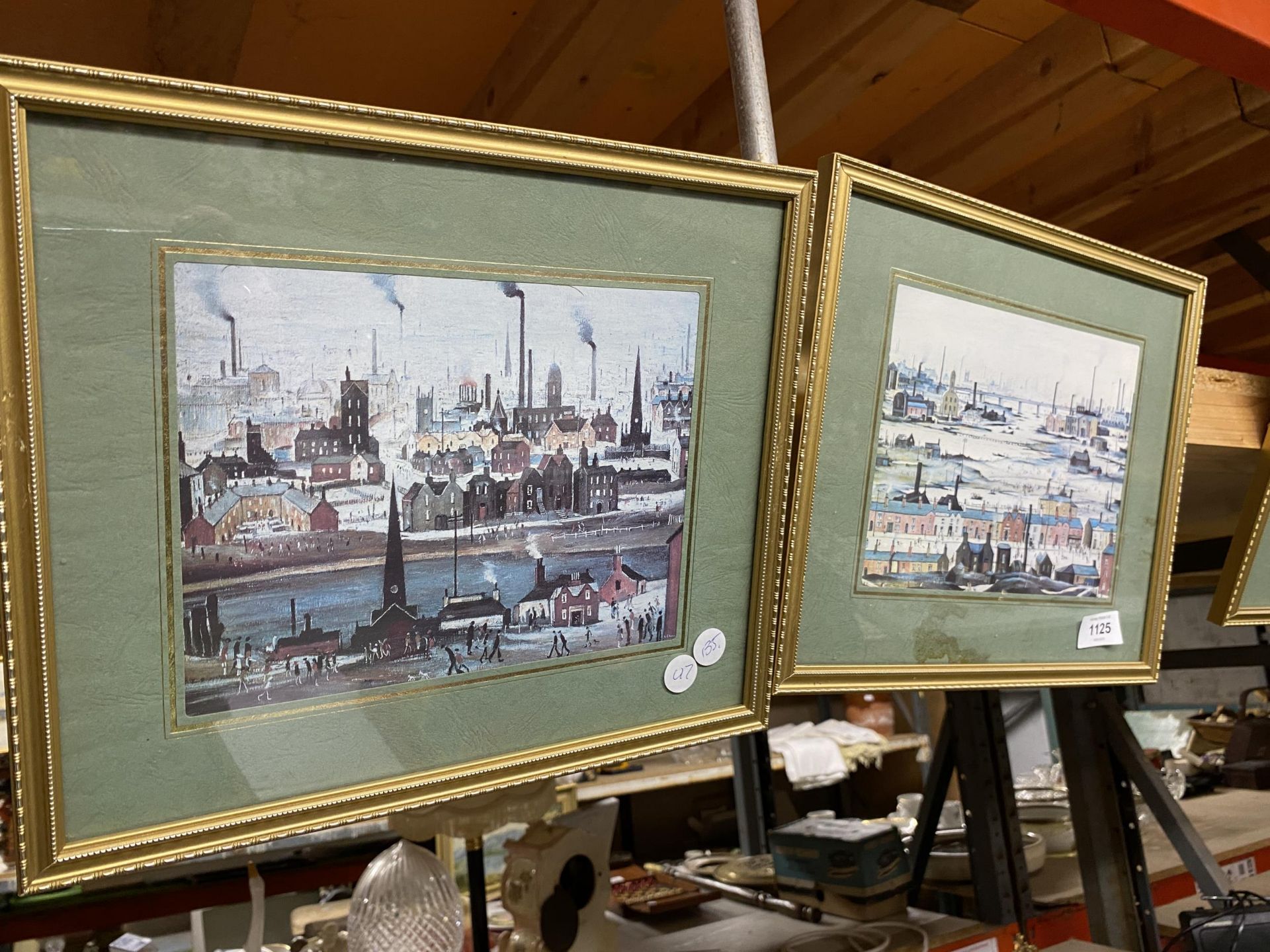 FOUR FRAMED LOWRY PRINTS - Image 2 of 3