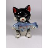 A LORNA BAILEY PIKEY CAT FIGURE