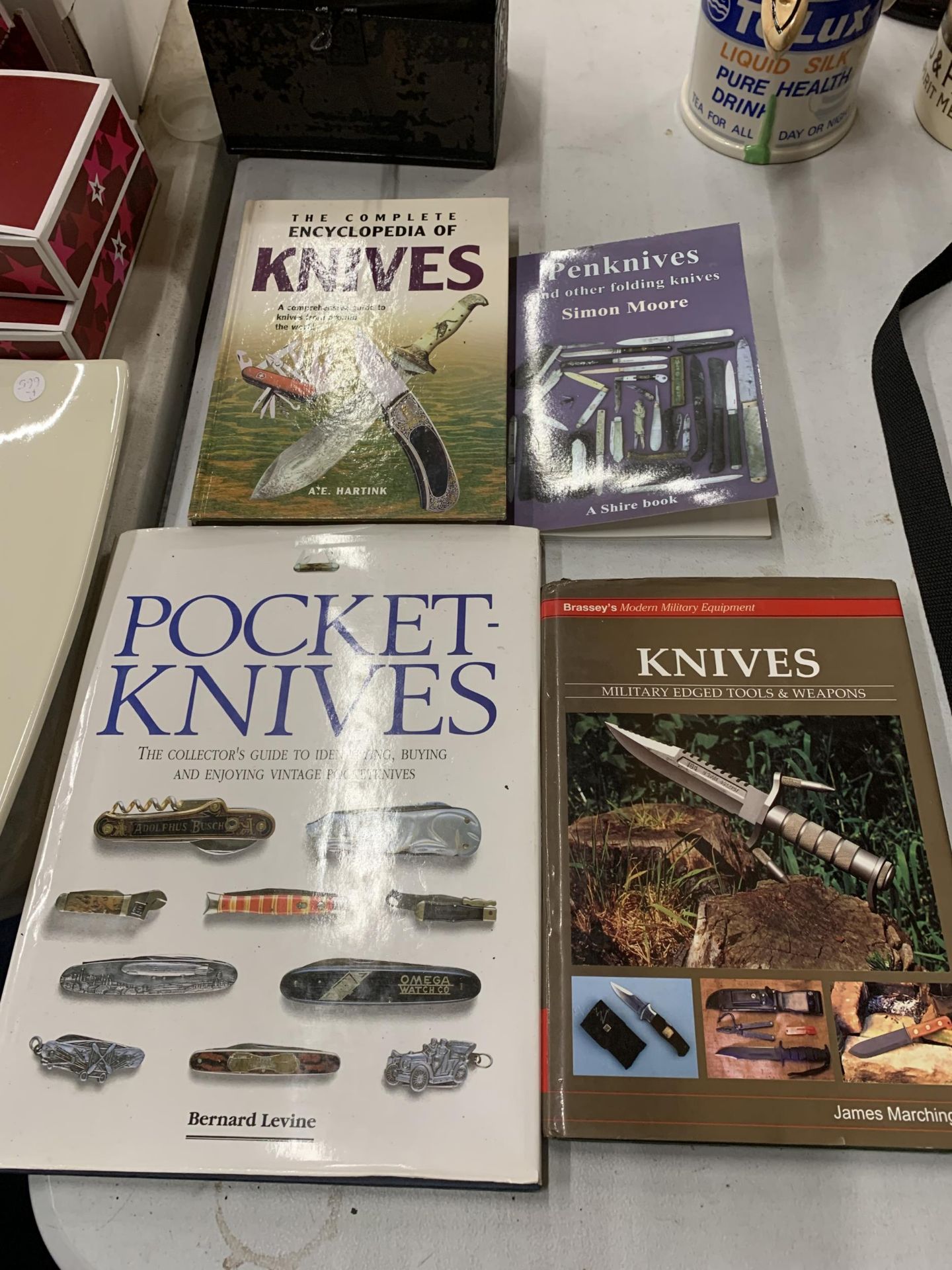 FOUR BOOKS ON POCKET KNIVES AND PENKNIVES