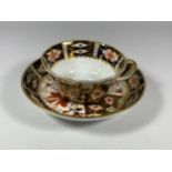 A ROYAL CROWN DERBY IMARI MATCHED CUP AND SAUCER