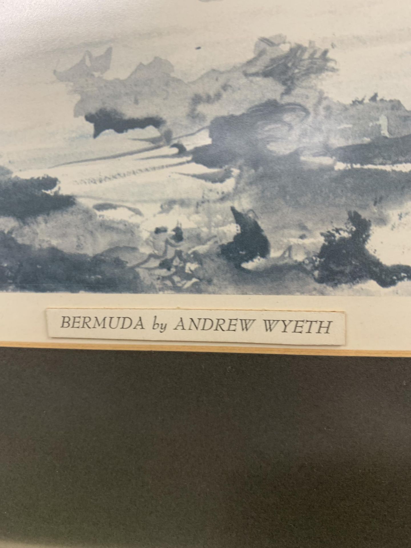 A FRAMED PRINT TITLED 'BERMUDA' - Image 2 of 2