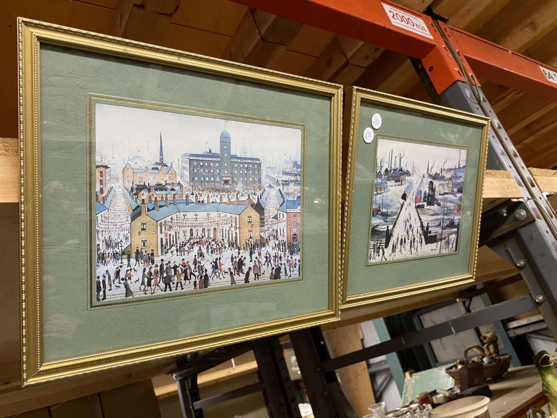 FOUR FRAMED LOWRY PRINTS - Image 3 of 3