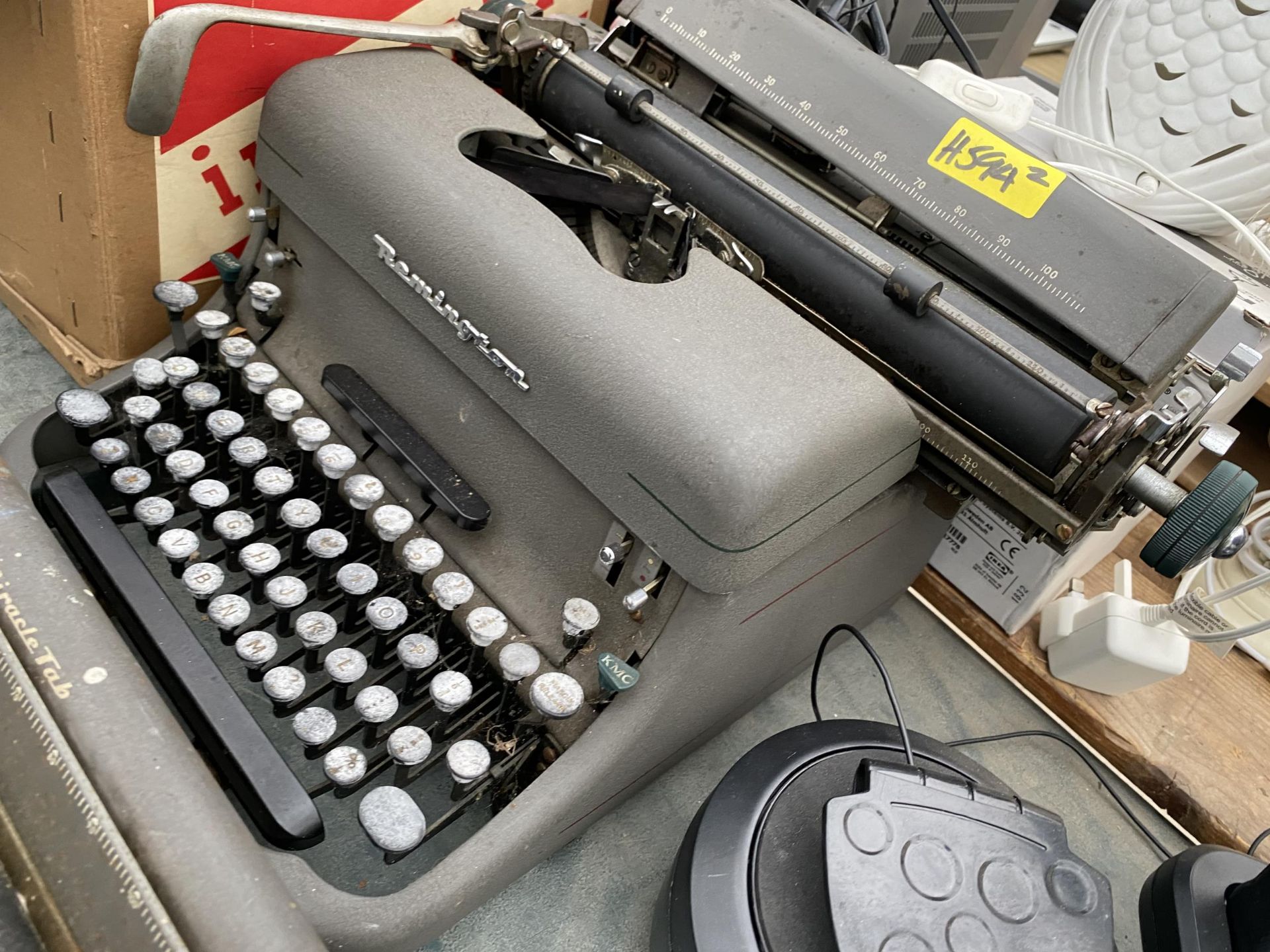 TWO VINTAGE REMINGTON TYPEWRITERS - Image 2 of 3