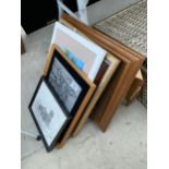 AN ASSORTMENT OF FRAMED PRINTS AND PICTURES