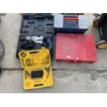AN ASSORTMENT OF TOOLS TO INCLUDE AN EINHILL SDS DRILL