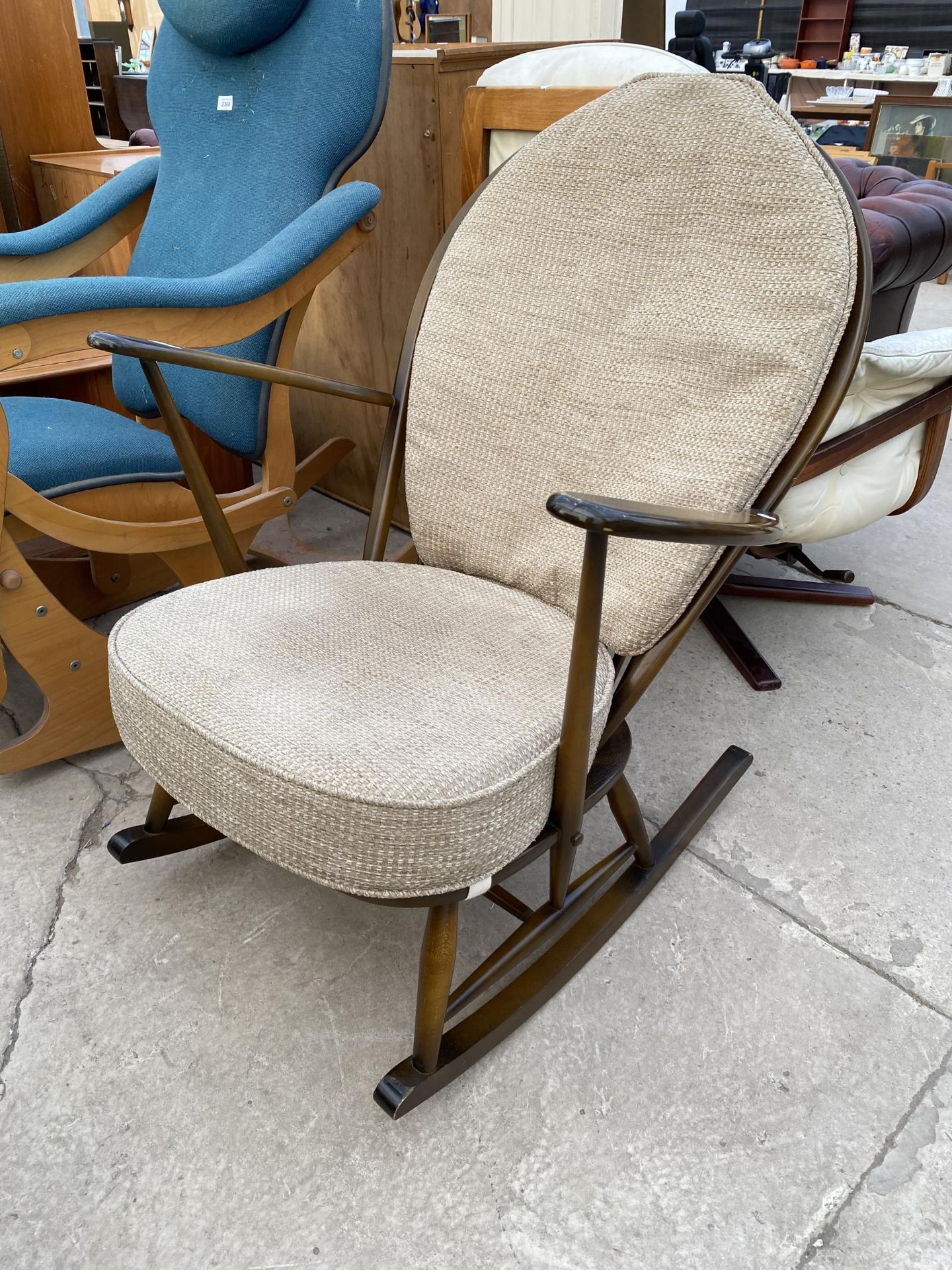 AN ERCOL ROCKING CHAIR