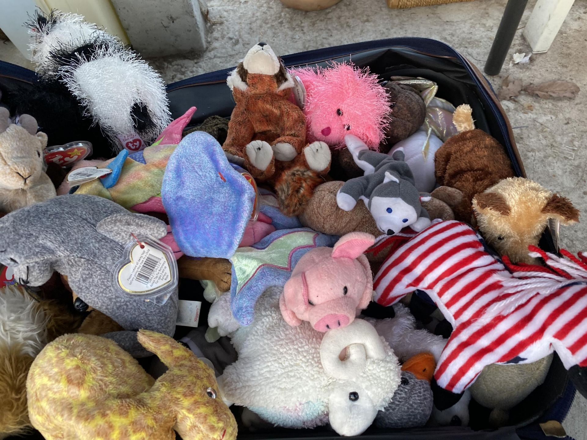 A SUITCASE CONTAINING A LARGE QUANTITY OF TY BEANIE BABIES - Image 4 of 5