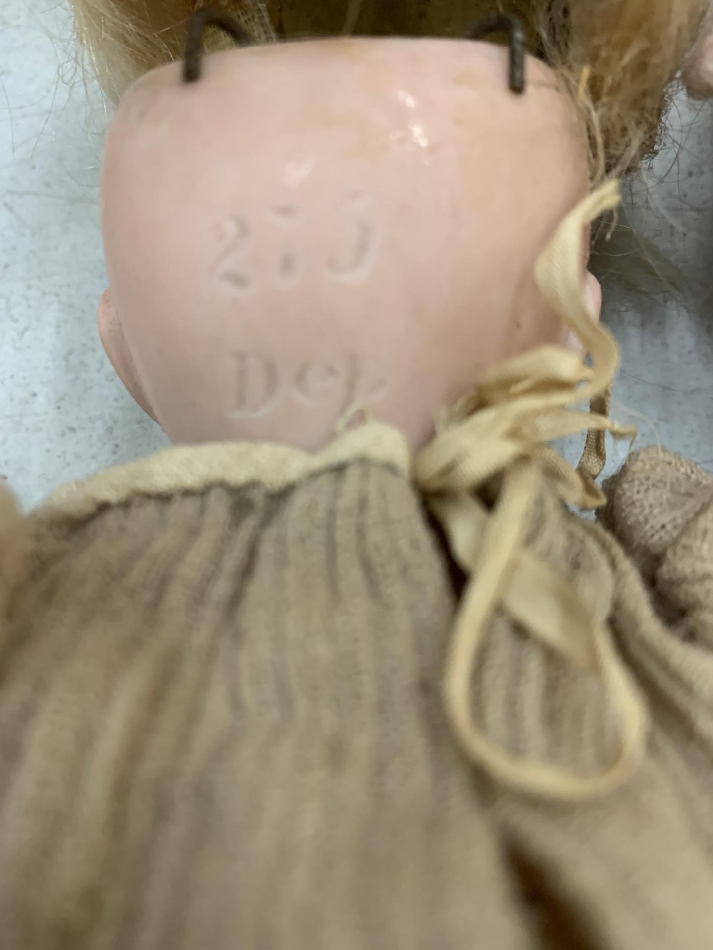 FOUR VINTAGE DOLLS, THREE WITH NAMES TO THE BACK OF THE HEADS, ONE WITH A PHOTO DATED AUGUST 1928, - Image 5 of 7