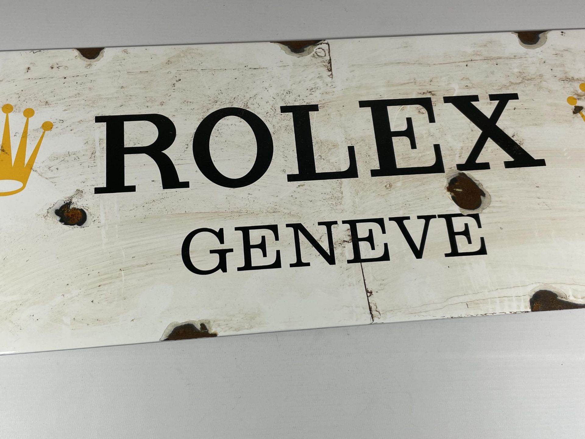 AN ENAMEL SIGN 60CM X 24CM - Image 2 of 3