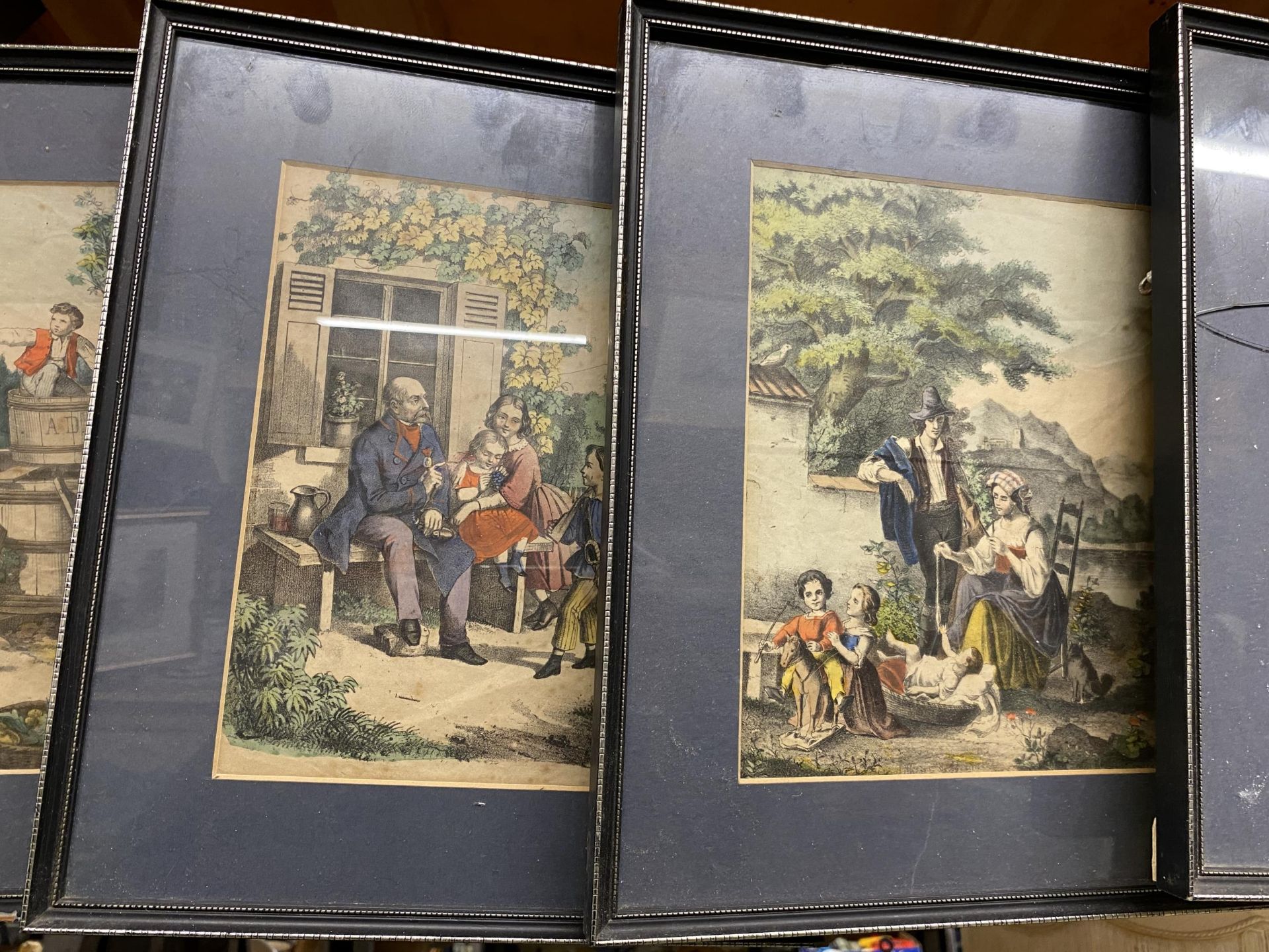 A GROUP OF FIVE FRAMED ENGRAVINGS - Image 3 of 3