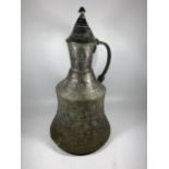 A LARGE LATE 19TH / EARLY 20TH CENTURY MIDDLE EASTERN COPPER WATER VESSEL, HEIGHT 50CM