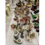 A LARGE QUANTITY OF COLLECTABLE FAIRY FIGURES TO INCLUDE THE LEONARDO COLLECTION