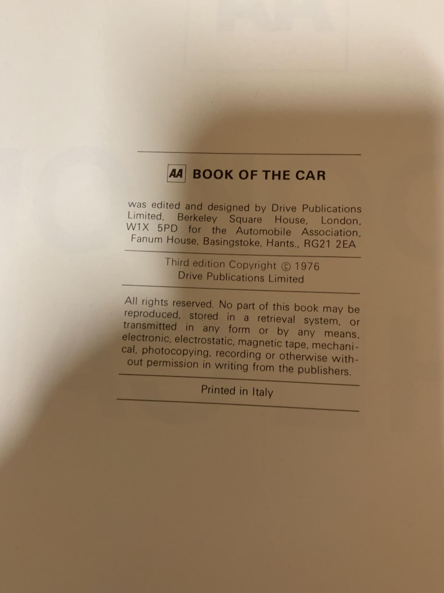 TWO COPIES OF THE AA BOOK OF THE CAR - Image 2 of 4