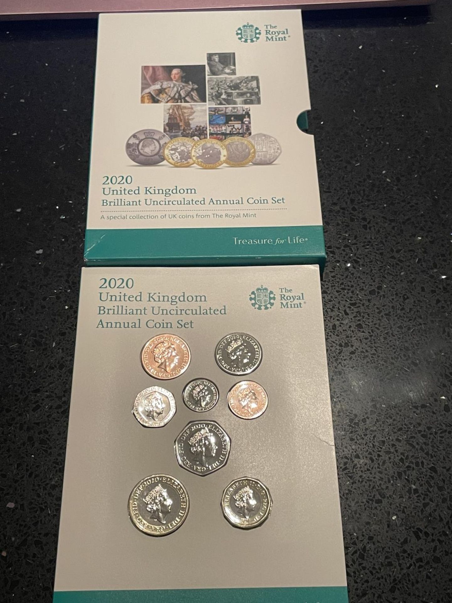 UK , ROYAL MINT , 2020 , ANNUAL COIN SET OF THIRTEEN . PRISTINE CONDITION