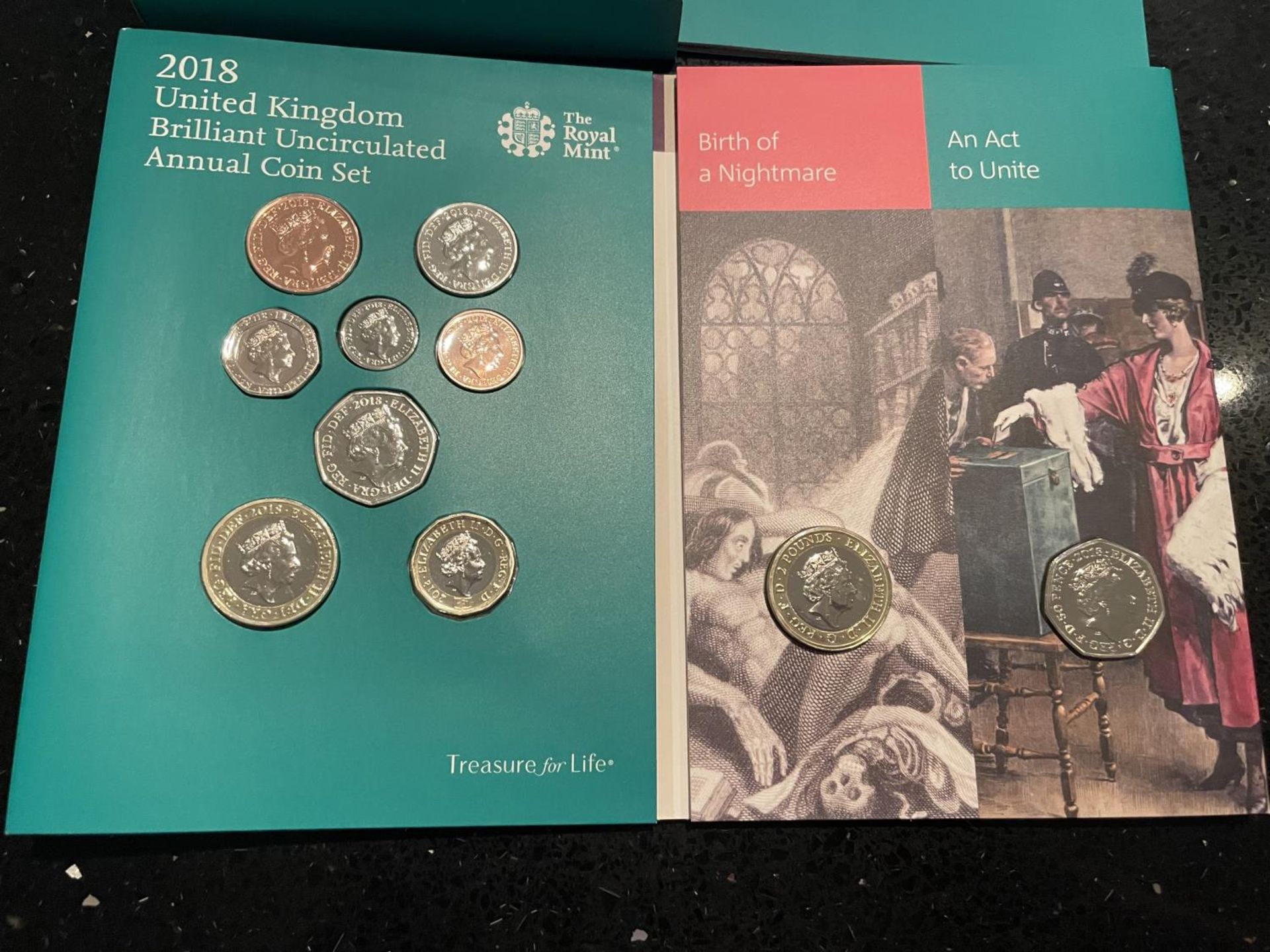 UK , ROYAL MINT , 2018 , ANNUAL COIN SET OF THIRTEEN . PRISTINE CONDITION - Bild 2 aus 5